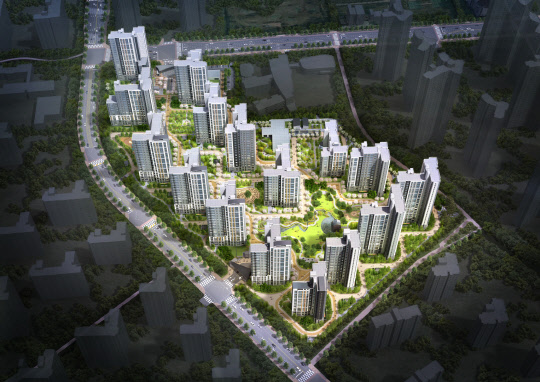 e편한세상 영종국제도시 센텀베뉴 조감도. <대림산업 제공>